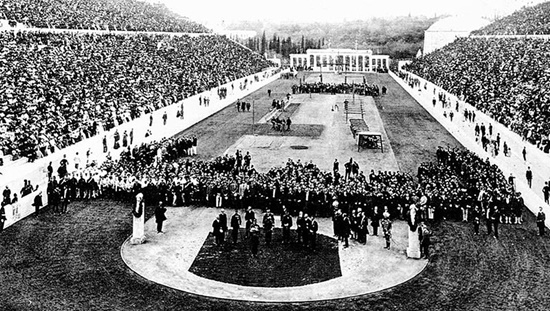 1896年アテネオリンピック開会式