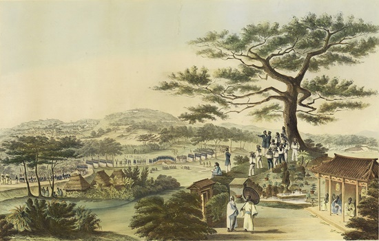 首里城を訪れたペリー（1853年6月）